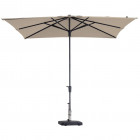 Madison parasol syros luxe 280 x cm écru pac7p016