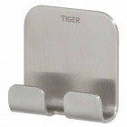 Tiger porte-serviette double colar argenté 1314630946