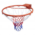 Ensemble de panier de basket-ball avec filet orange 45 cm