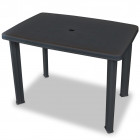 Vidaxl table de jardin 101 x 68 x 72 cm plastique (couleur au choix)