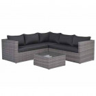 Garden impressions jeu de canapé 13 pcs montana gris 03610gy