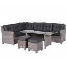 Garden impressions mobilier de jardin 20 pcs blue bird gris 07520gt