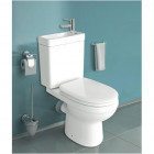 Pack wc 81 x 65 cm avec lave-mains intégré couleur blanc - combi