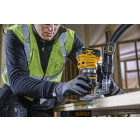 Affleureuse et défonceuse xr 18v 8mm (1/4") brushless sans batterie ni chargeur avec coffret tstak