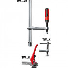 Elément de serrage pour tables de soudage tw avec levier 300/140 mm - tw28-30-14h-