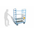 Servante multi-niveaux charge 500 kg 1200 x 800 mm 8 niveaux