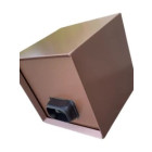 Boite à eau alu 200x200x210 - RAL Cuivré