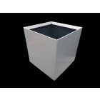 Boite à eau alu 200x200x210 - RAL 9006 Gris