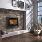 Fm insert de cheminée it-180 13,5kw avec porte en fonte