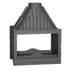 Ferlux foyer en fonte 725 12,0kw vitrage double-face