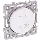 Interrupteur vmc 2 vitesses blanc square (60225)