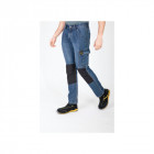 Jeans de travail normé rica lewis - homme - taille 38 - multi poches - coupe charpentier - corje2