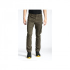 Jeans de travail rica lewis - homme - taille 38 - multi poches - coupe droite confort - fibreflex - twill stretch - kaki - jobc
