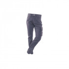 Jeans de travail rica lewis - homme - taille 48 - multi poches - coupe droite confort - fibreflex - twill stretch - gris - jobc