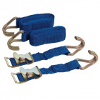 Jeu de 2 sangles à boucle à came - 2 m x 25 mm