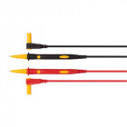 Jeu De Cordons De Mesure En Pvc - Cat Iv 600 V - 15 A - 18 Awg - Longueur 75 Cm