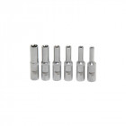 Jeu de douilles profil e longues bgs technic - 6,3 mm - e10 - 6 pcs - 6403