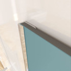 Jeu de 2 Profilés de finition en aluminium anodisé brillant pour panneaux muraux - 10x5x2100 mm Aurlane - FAC316