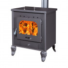 Pôele à bois mod. cuadrada horno