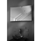 Miroir de salle de bain de rasage, système audio bluetooth et capteurs k171aud