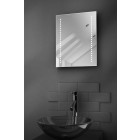Miroir de rasage lumineux led, capteur k36s et antibuée, prise rasoir, diamond