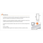 Kapriol - 241225 - niveau à bulle 60cm antichoc plumb site