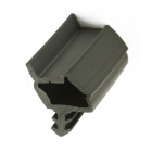 Joint de porte intérieure sur dormant en PVC - Rainure 4 mm - Rouleaux 100 m - Noir - KISO - S 7210 NOIR