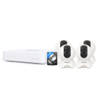 Kit vidéosurveillance ip 4 caméras kit-4-fn8108h-x5-w-hdd