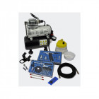 Kit compresseur airbrush aérographe professionnel avec deux pistolets Helloshop26 2016021