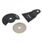 Kit d'accessoires pour outil multifonction 3 pcs - 3 pcs