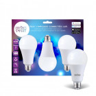 Kit de 3 ampoules led wifi rgbw - compatible amazon alexa & google home