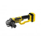 Kit outils 18v fmck464d2 - stanley fatmax - perceuse percussion 18v - meuleuse batterie 18v - 2 batteries + chargeur et sacoche