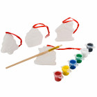 Kit de peinture avec figurine de noel