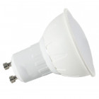 Kit spot led GU10 5 watt (eq. 50 watt) - Douille GU10 domino - Support gris - Couleur eclairage - Blanc chaud 3000°K, Type Support - Rond fixe 78mm