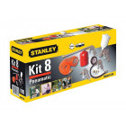 Kit 8 accessoires pneumatiques en carton STANLEY 9045671STN