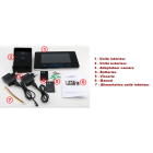 Kit visiophone tactile 'design' complet avec écran 7" hd et caméra infrarouge pour vision nocturne