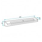 Kit ehl entrée d'air pour vmc 6-45 s acoustique 37 db blanc 11014084 aldes