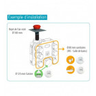 Kit VMC Unelvent - Ozeo ST KHB T3/7 P - Simple Flux Hygroréglable - 7 piquages