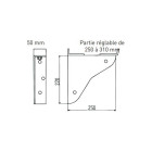 Kit 2 consoles collectif epoxy blanc - 135712