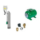Composez votre surpresseur pompe immergee 750 w - 4 turbines reservoir horizontal 100 l