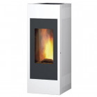 Poele a granulés carya lp6 blanc