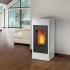 Poele a granulés carya lp9 blanc