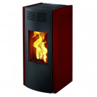 Poele a granulés nyssa c12 rouge