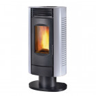Poele a granulés arenga lp9 sur pied blanc