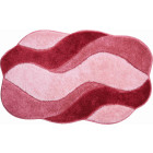 Tapis de salle de bain carmen rose 60 x 100 cm