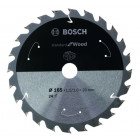 Lame de scie circulaire bosch std bois ø 165x20x48t - 2608837687