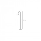 Lampadaire décoratif ding led 12 ampoules