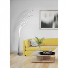 Lampadaire giraffe ii, en chrome et polycarbonate