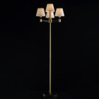 Lampadaire laiton neoclassic 4 ampoules 155 cm