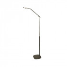 Lampadaire queen, zamak patiné et marron vieilli